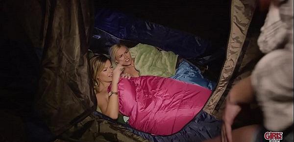  GIRLS GONE WILD - We Find Summer and Adriana Camping Alone